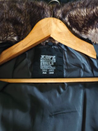 Chaqueta 3/4 Hombre Negra