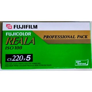 Pack 5 Carretes Fujifilm Reala 100 Formato 220 Pro