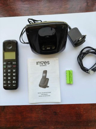 Teléfono Inalámbrico Inves GCE8033 Negro