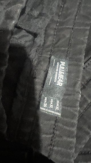 Pantalones Cargo Pull&Bear Negros Hombre