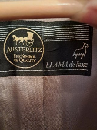 Abrigo Austerlitz Llama de Luxe Gris