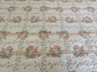 Piumino matrimoniale con motivo floreale