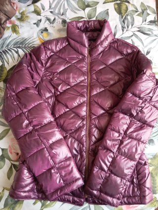 Chaqueta Ligera Burdeos metalizado Talla S