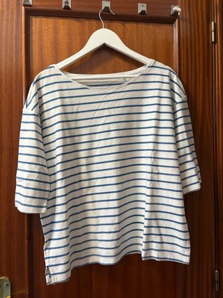 Sudadera de rayas con manga 3/4 de la marca esprit