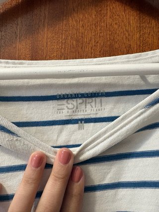 Sudadera de rayas con manga 3/4 de la marca esprit