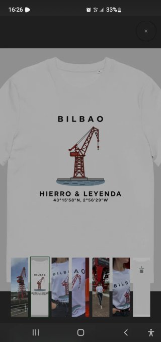 Camiseta Carola Bilbao - Hierro & Leyenda