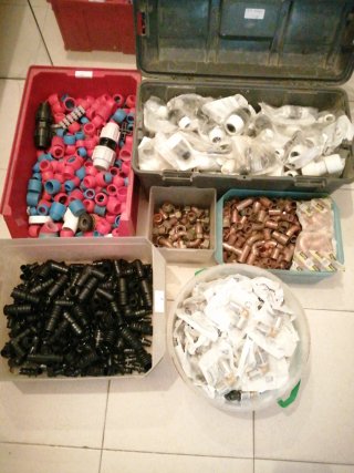 Lote de Accesorios de Fontanería