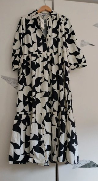 Vestido midi Sfera estampado