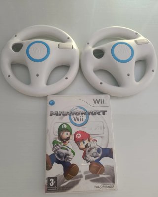 Mario Kart Wii con 2 Volantes