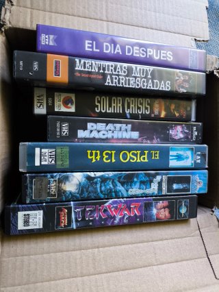 Lote de 7 Películas VHS Ciencia Ficción