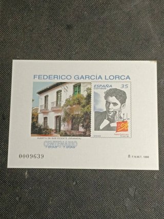 Prueba Oficial Sellos España 1998 - Lorca
