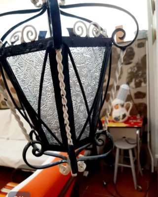 Farol Colgante de Metal para restaurar