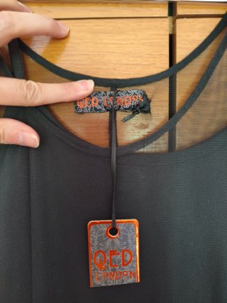 Vestido fiesta lentejuelas negro