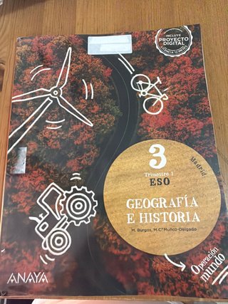Geografía e historia, 3 ESO, trimestre 1