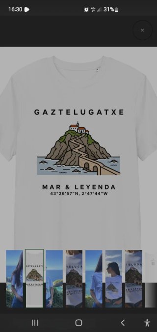 Camiseta San Juan de Gaztelugatxe