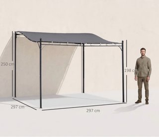 Cenador de Jardín 3x3m