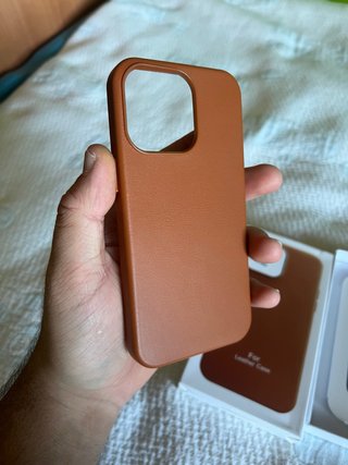 Funda para iPhone 13 Pro estilo piel
