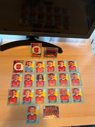 Lote los 22 Cromos Selección España FIFA World Cup