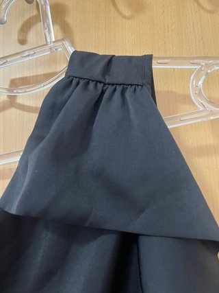 Blusa Negra Asimétrica Shein