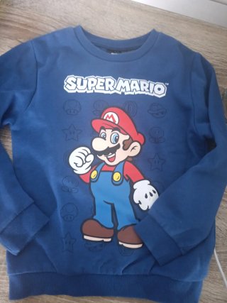 Sudadera Super Mario Bros Talla 5-6 Años