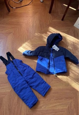 Conjunto mono y chaquetón ski talla 1