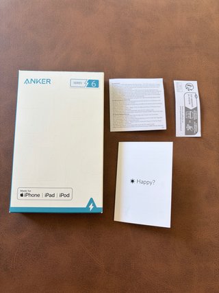 Cable Anker Serie 6: 1.8m para iPhone iPad iPod