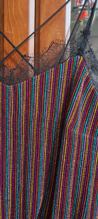 Vestido de fiesta multicolor
