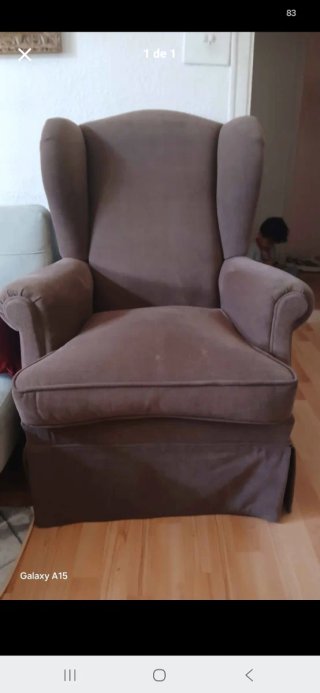sillones clásicos de tela – Buen estado