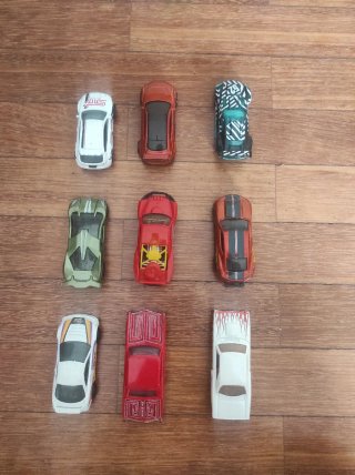 Lote de 9 coches Hot Wheels