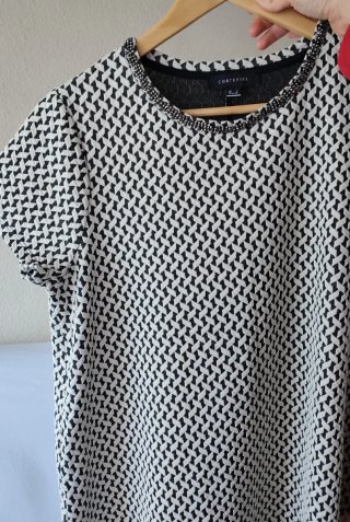 Vestido Cortefiel pedrería Talla L
