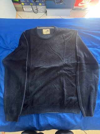 Maglione COFRA blu in lana