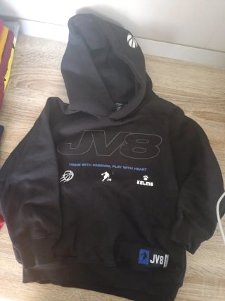 Sudadera Kelme Negra Niño 4-5 años
