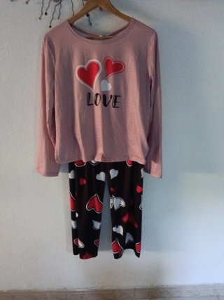 Pijama mujer 2 piezas Tiro alto