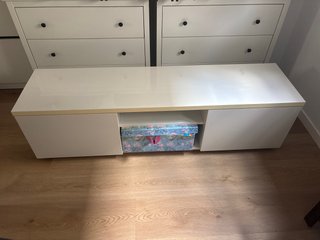 Mueble TV Ikea Blanco 2 Cajones