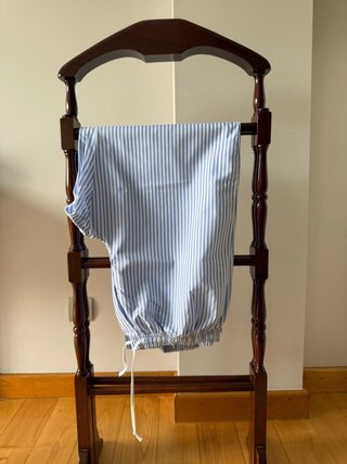 Pijama Rayas Blanco y Celeste Hombre