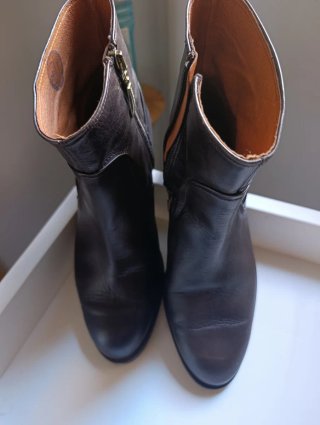 Botines de piel marrón Martinelli