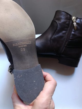 Botines de piel marrón Martinelli