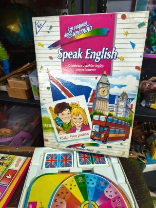 Speak English Clementoni Años 80 Juego de mesa