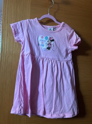 Vestido bebé Minnie Mouse rosa