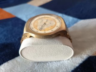 Orologio Swatch Cronografo Dorato