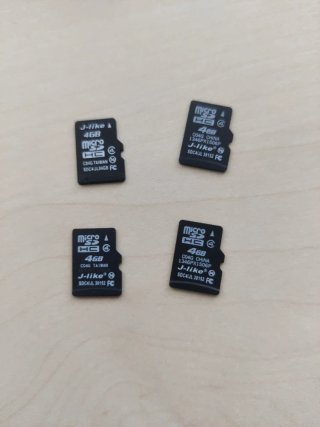 Lotto 4 Micro SD 4GB J-like