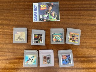 Pack 7 Juegos Chorra Game Boy Nintendo y manual