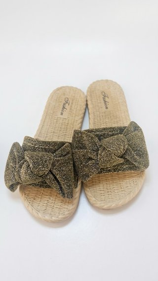 Sandalias Verdes con Brillo
