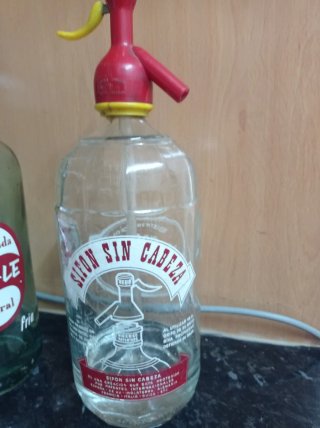 Sifón de Cristal Sifón Sin Cabeza