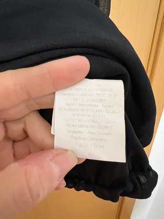 Blusa negra Cache Cache