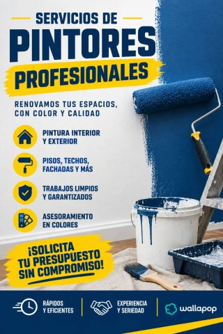 Pintor e instalador de papel pintado