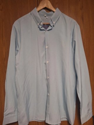Camisa de hombre azul