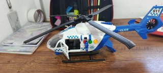 Helicóptero de Juguete Policía