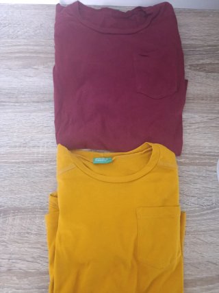 2 Camisetas Niño Talla 5-6 Años benneton
