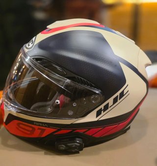 Casco HJC RPHA 91 Rafino + Intercom